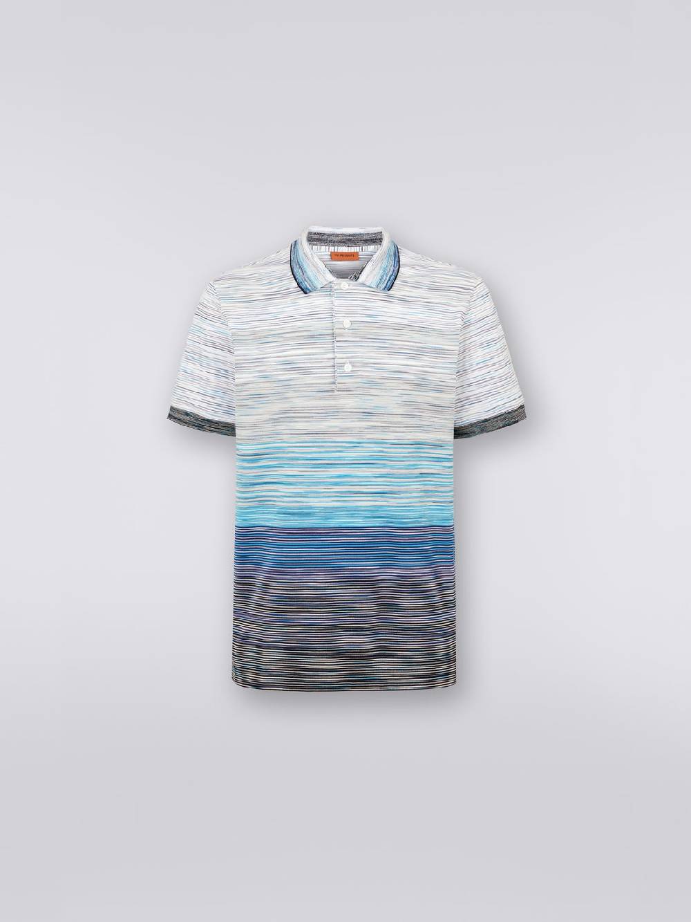 Missoni Polo in piquet di cotone fiammato Prezzo Ridotto