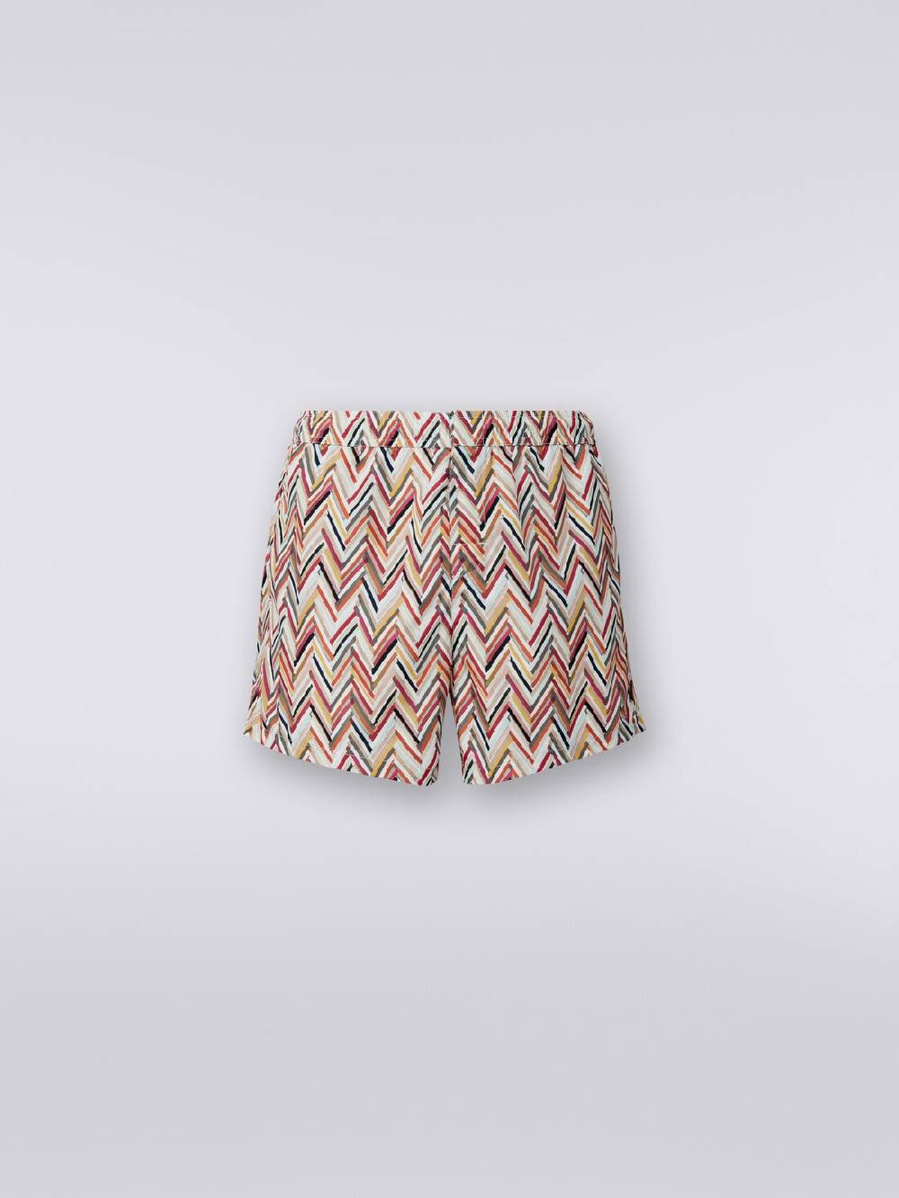 Missoni Boxer mare con stampa zig zag effetto spennellate Presa