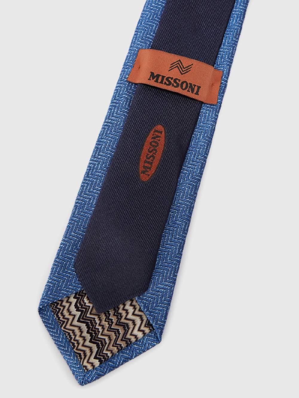 Missoni Cravatta in seta chevron Fino al 65% di sconto