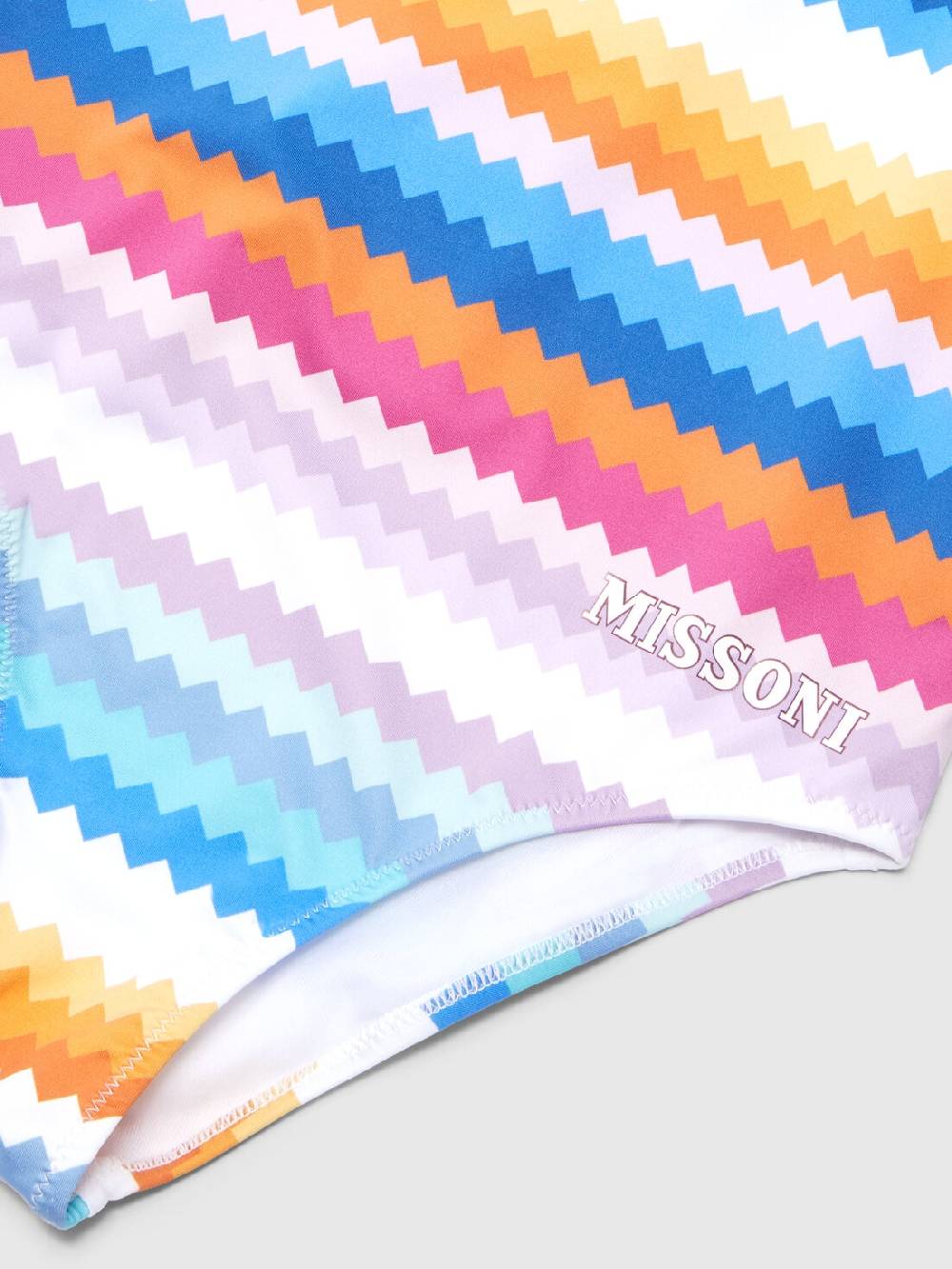 Missoni Costume intero zig zag con scritta logo In Saldo