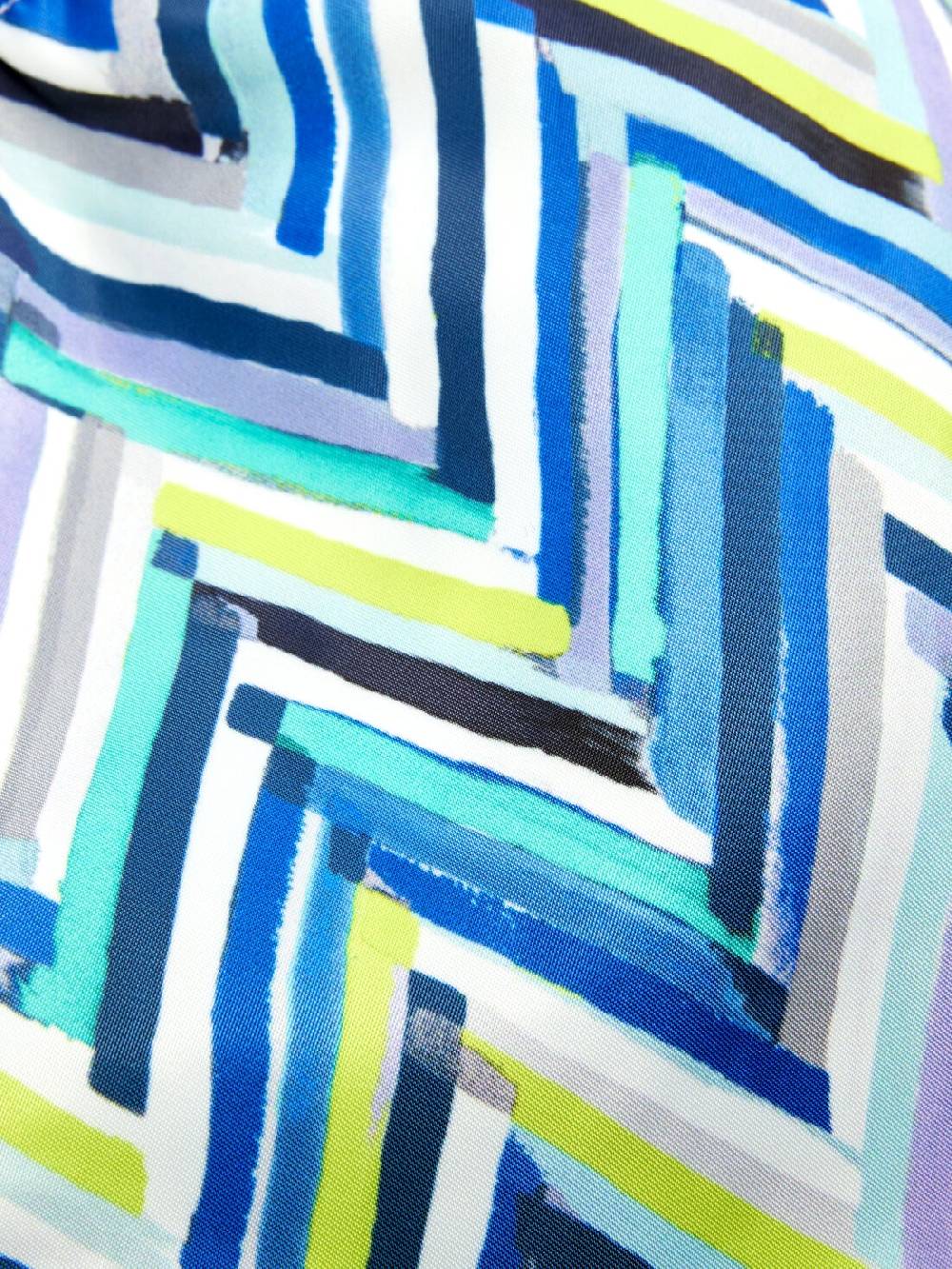 Missoni Boxer mare con stampa zig zag e scritta logo Italia
