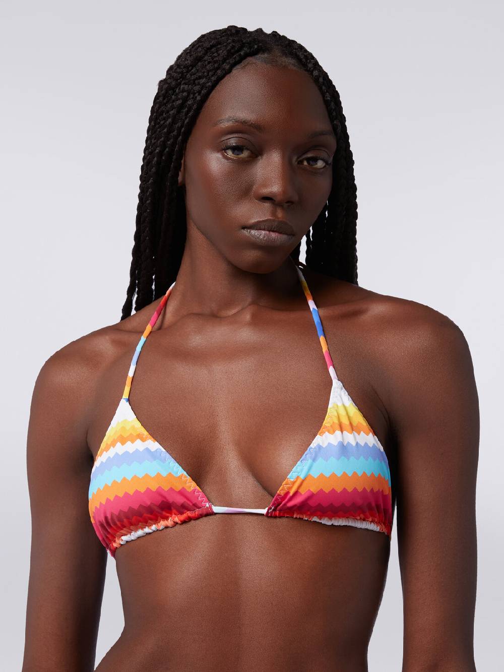 Missoni Bikini in nylon stretch stampa zig zag Pezzi Unici