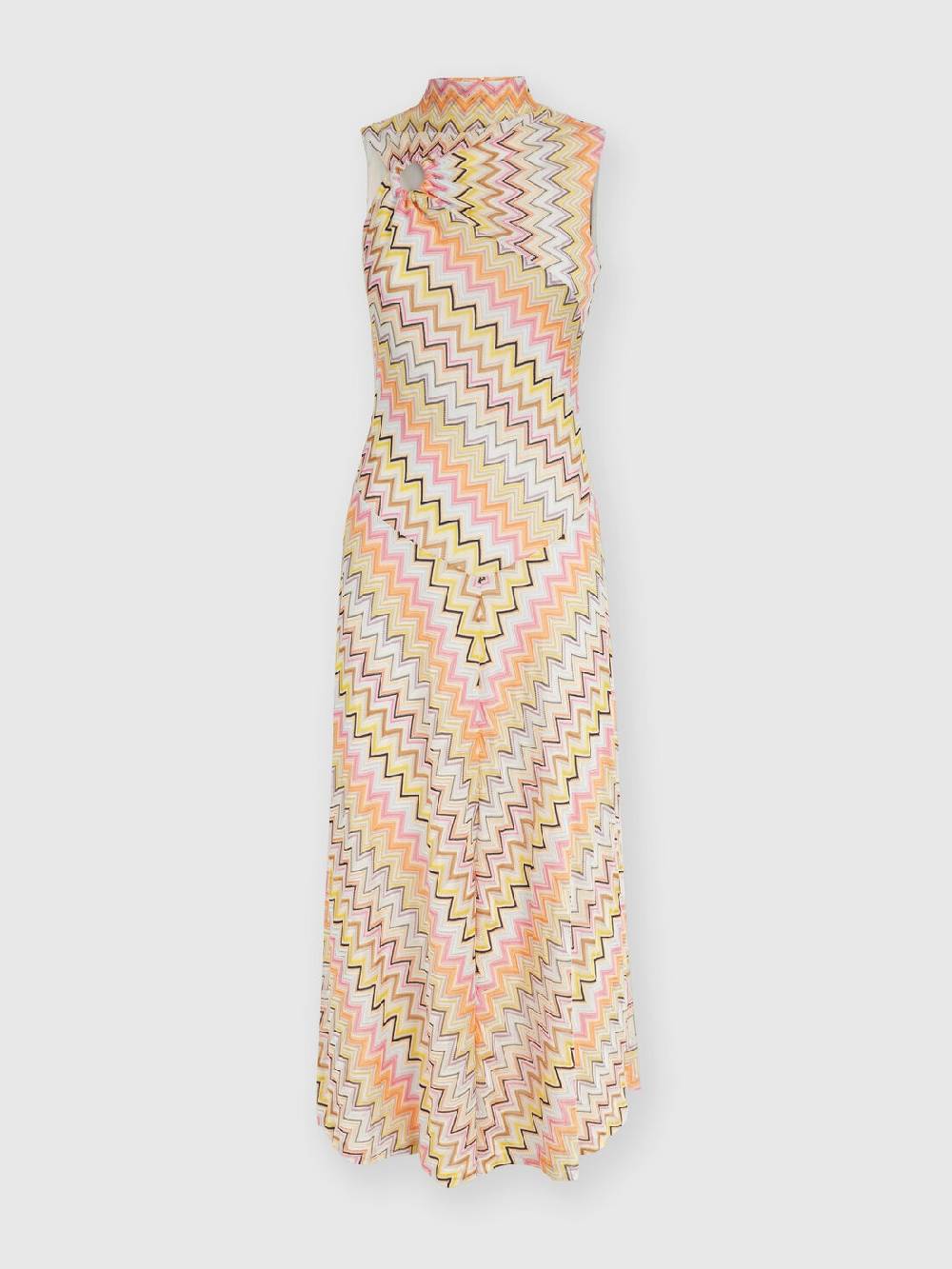 Missoni Abito lungo senza maniche con scollatura arricciata Offerta