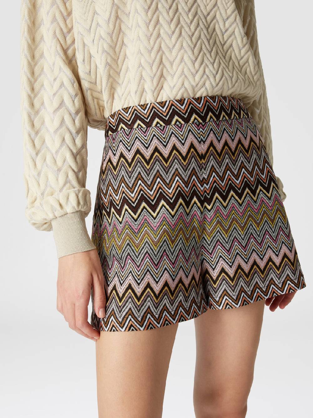 Missoni Shorts in viscosa zig zag Online