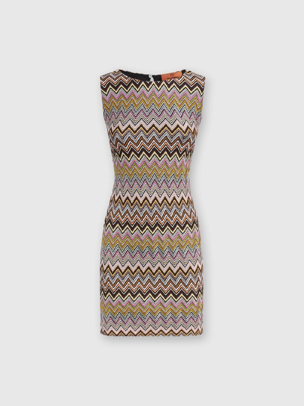 Missoni Mini-abito senza maniche in viscosa zig zag Outlet