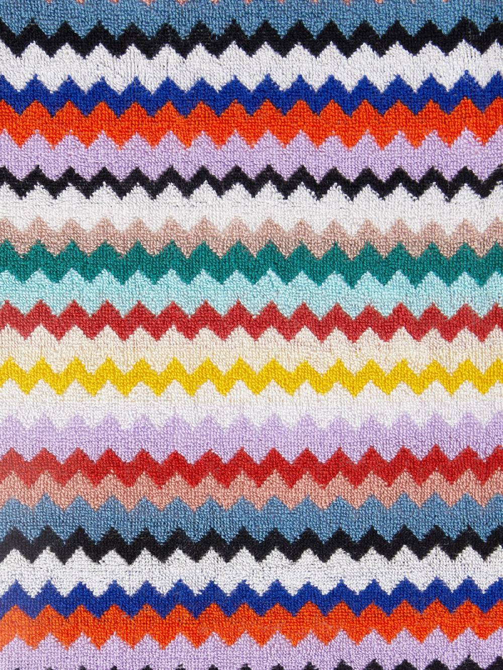 Missoni Set 2 pezzi di asciugamani da bagno Riverbero in spugna di cotone zig zag Spedizione Gratuita