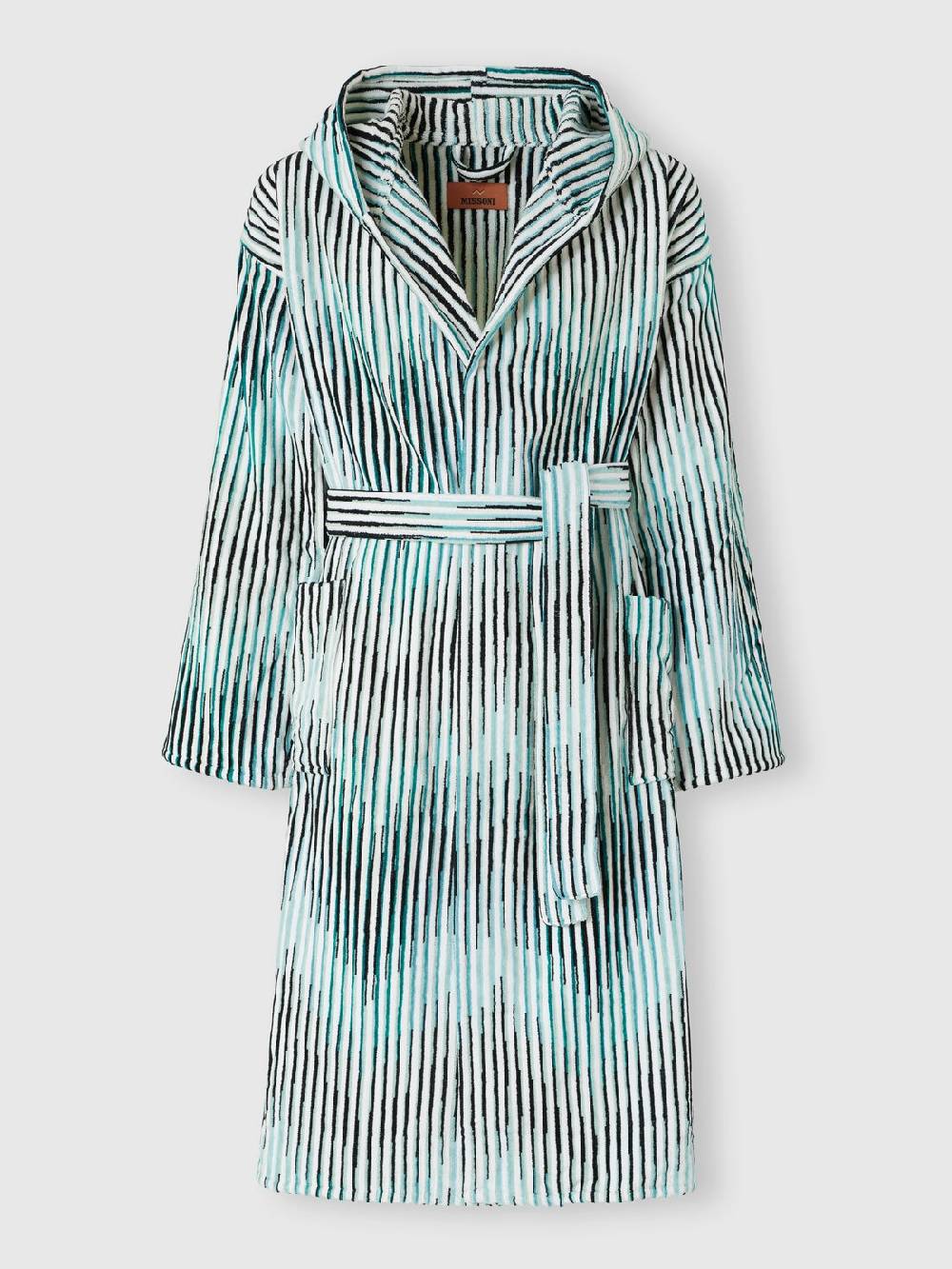 Missoni Accappatoio Arpeggio in spugna di cotone fiammata Pezzi Unici