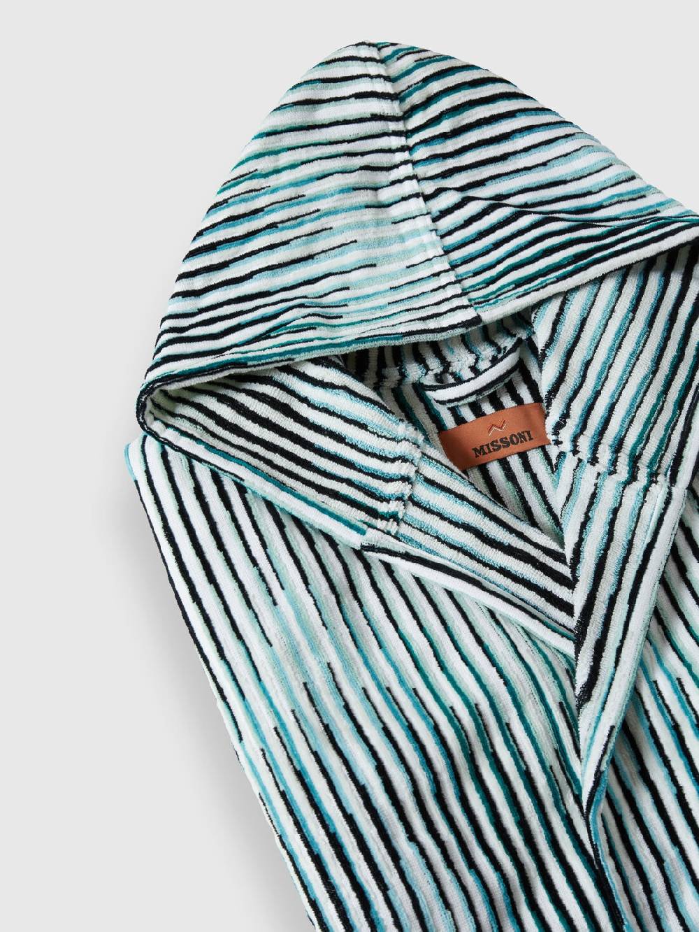 Missoni Accappatoio Arpeggio in spugna di cotone fiammata Pezzi Unici