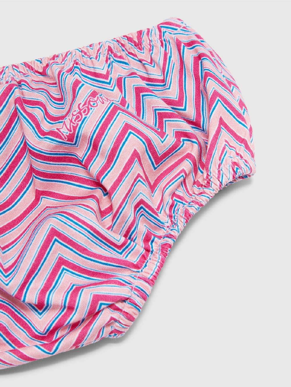 Missoni Abito in jersey di cotone con inserti zig zag Sconto