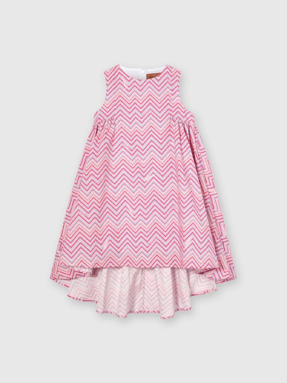 Missoni Abito in cotone con stampa zig zag Online