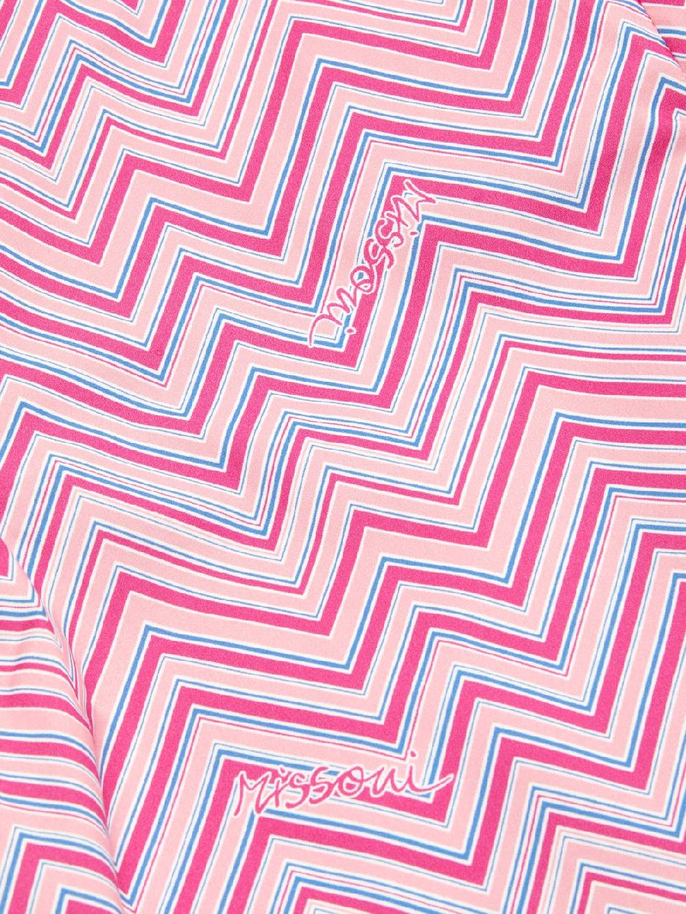 Missoni Abito in cotone con stampa zig zag Online