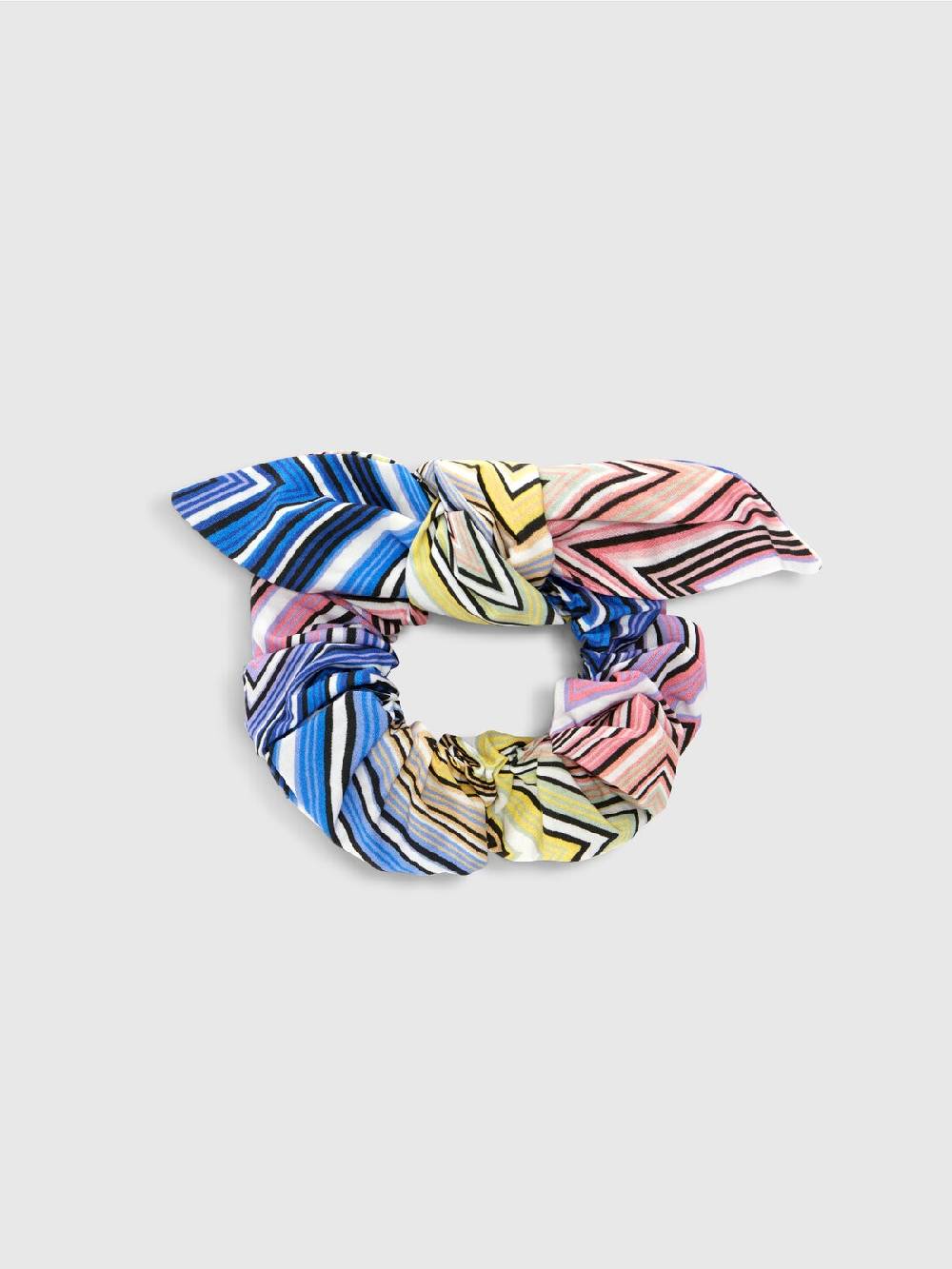 Missoni Scrunchie in cotone chevron In Vendita