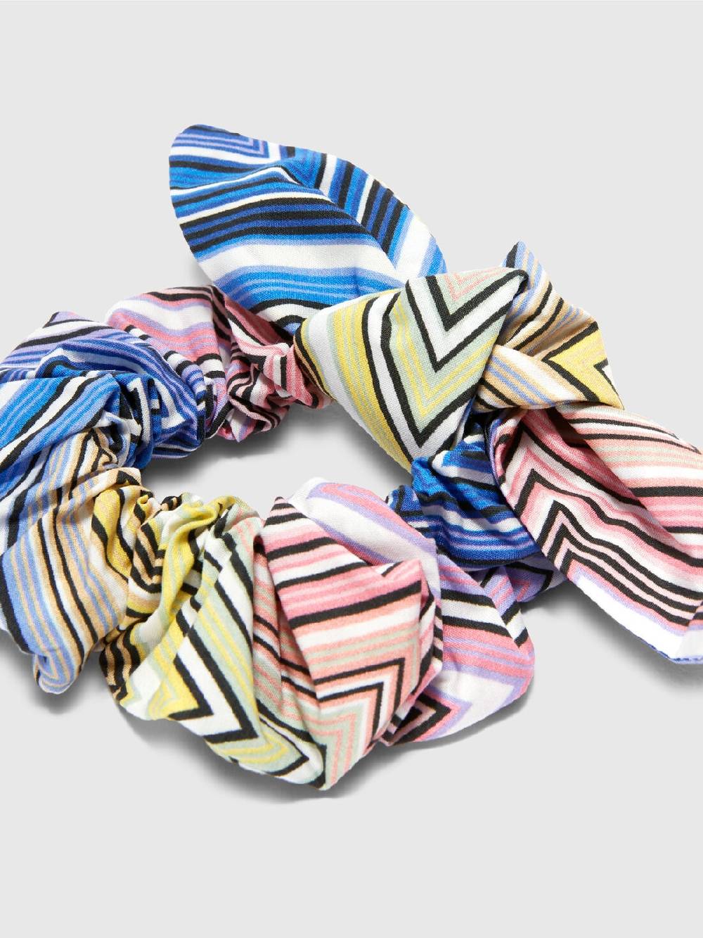 Missoni Scrunchie in cotone chevron In Vendita