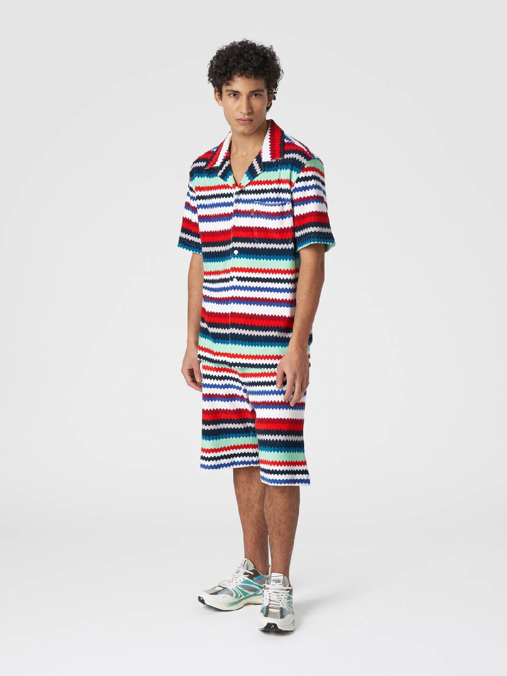 Missoni Shorts in spugna stampa zig zag Offerte