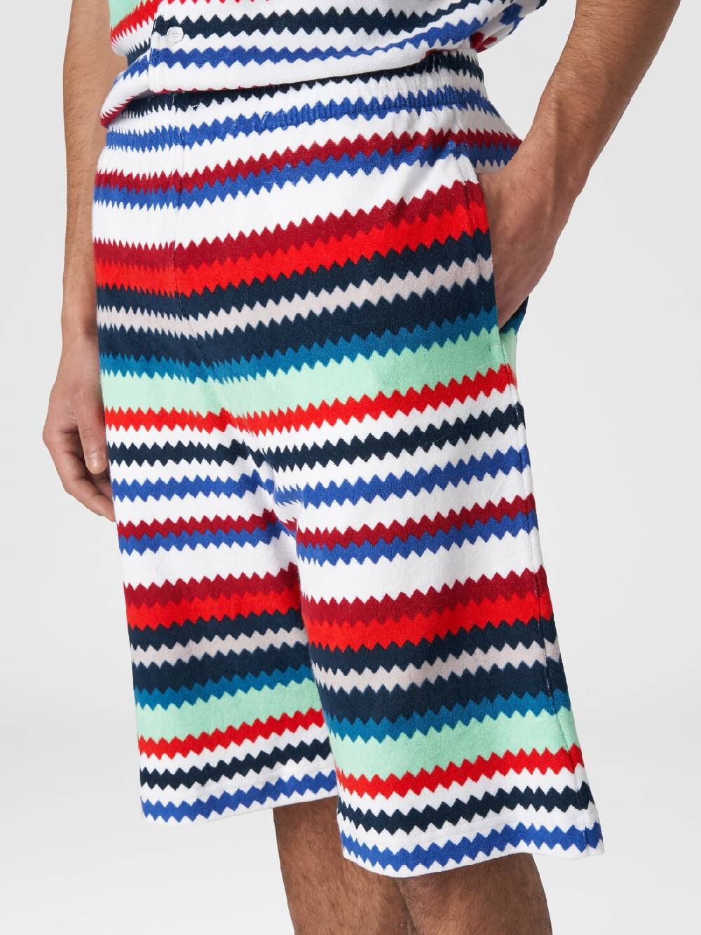 Missoni Shorts in spugna stampa zig zag Offerte