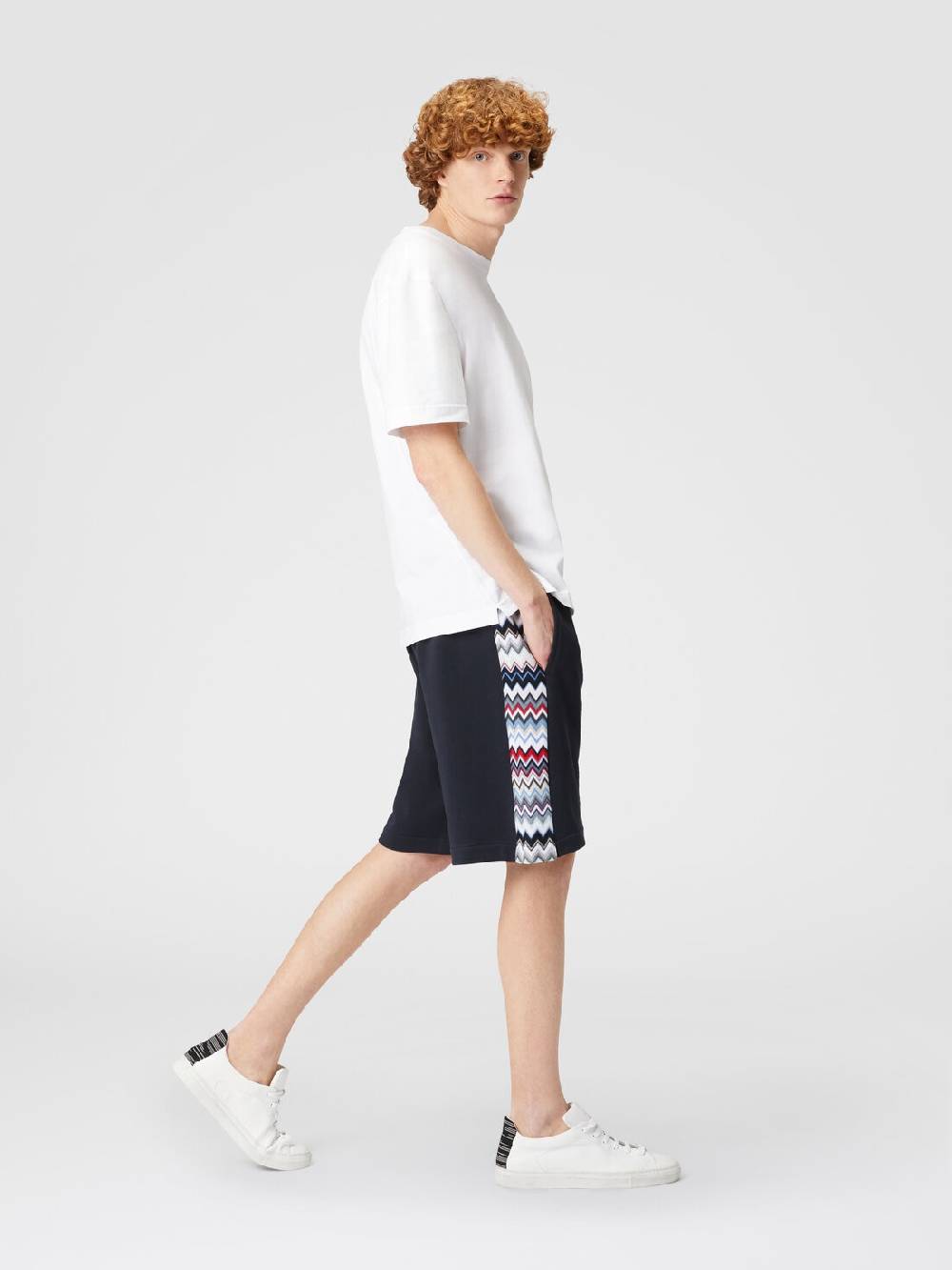 Missoni Shorts in cotone con inserti chevron Hotsell