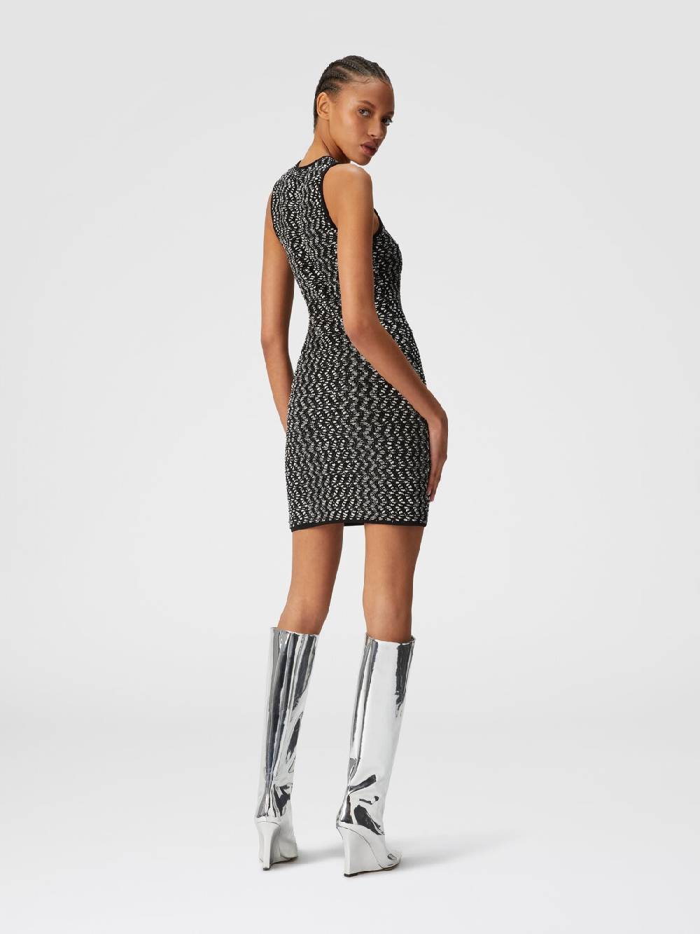 Missoni Mini-abito senza maniche zig zag con paillettes Vendite Flash