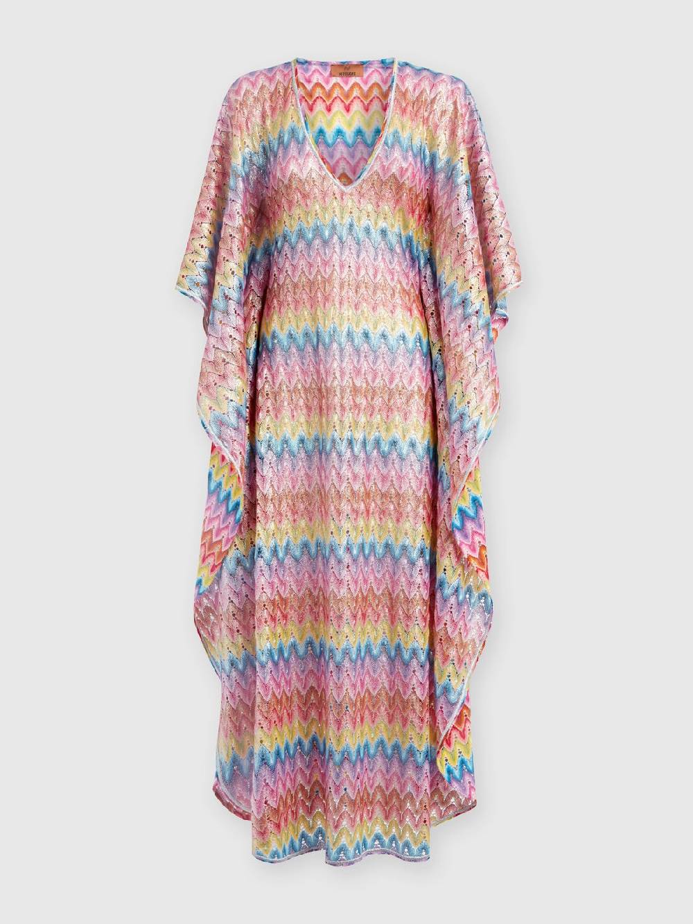 Missoni Caftano copricostume lungo in pizzo spalmato Enormi risparmi