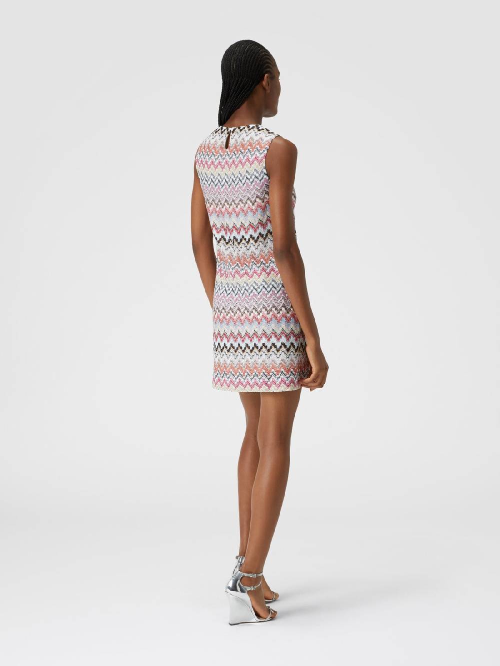 Missoni Mini-abito in misto viscosa lamé zig zag Moda