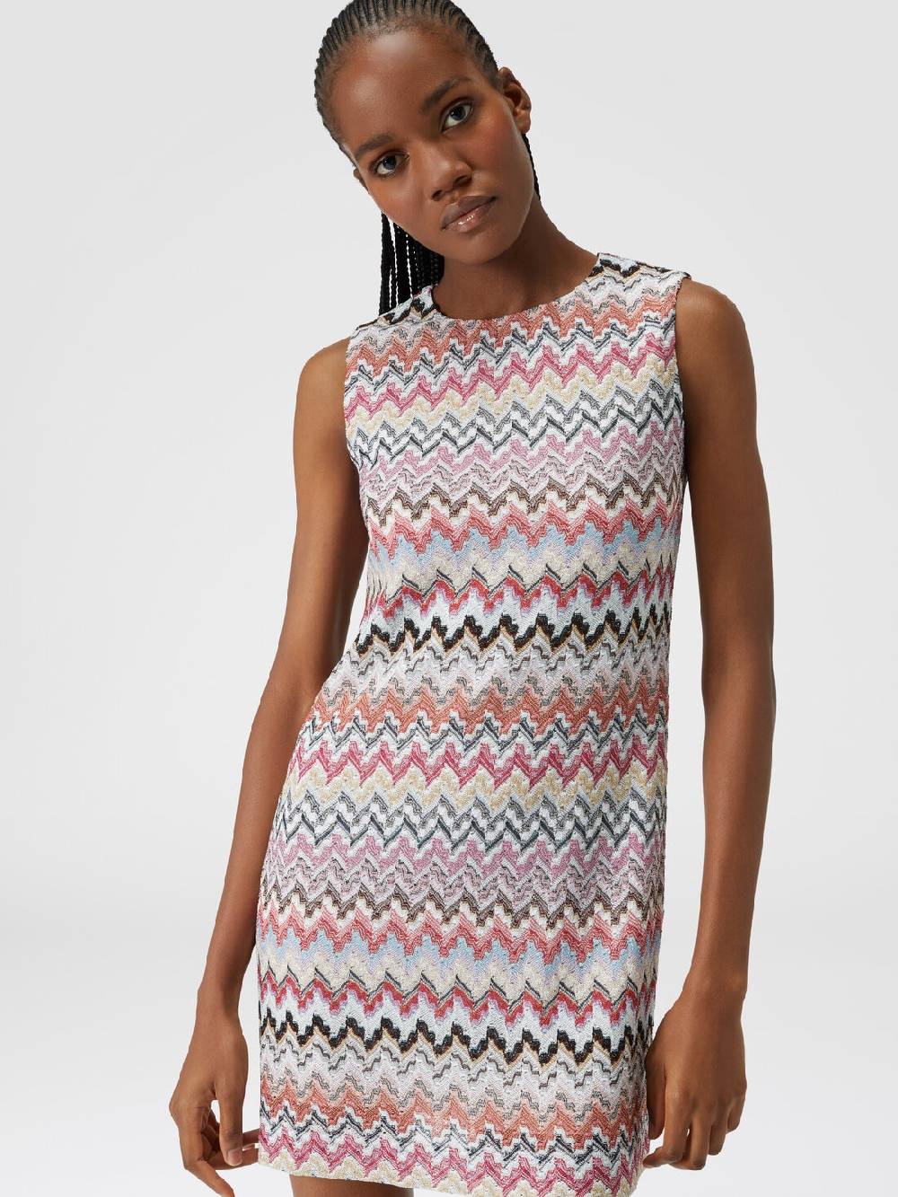 Missoni Mini-abito in misto viscosa lamé zig zag Moda