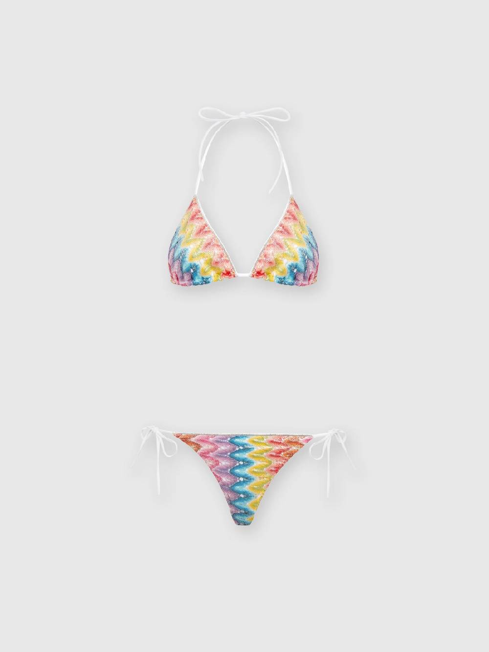 Missoni Bikini in pizzo di misto cotone spalmato Acquista Ora
