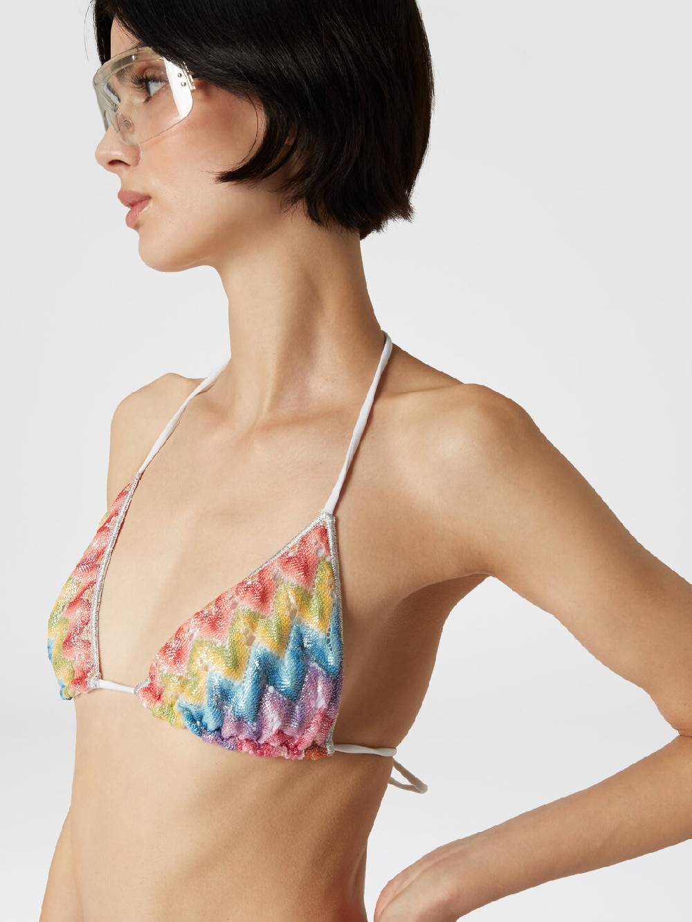 Missoni Bikini in pizzo di misto cotone spalmato Acquista Ora