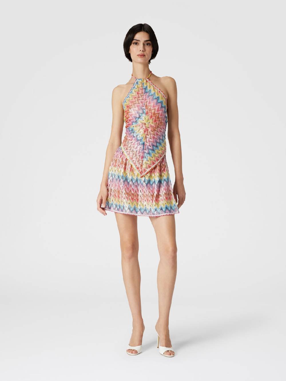 Missoni Top a fazzoletto in pizzo di misto cotone spalmato Promozione Limitata