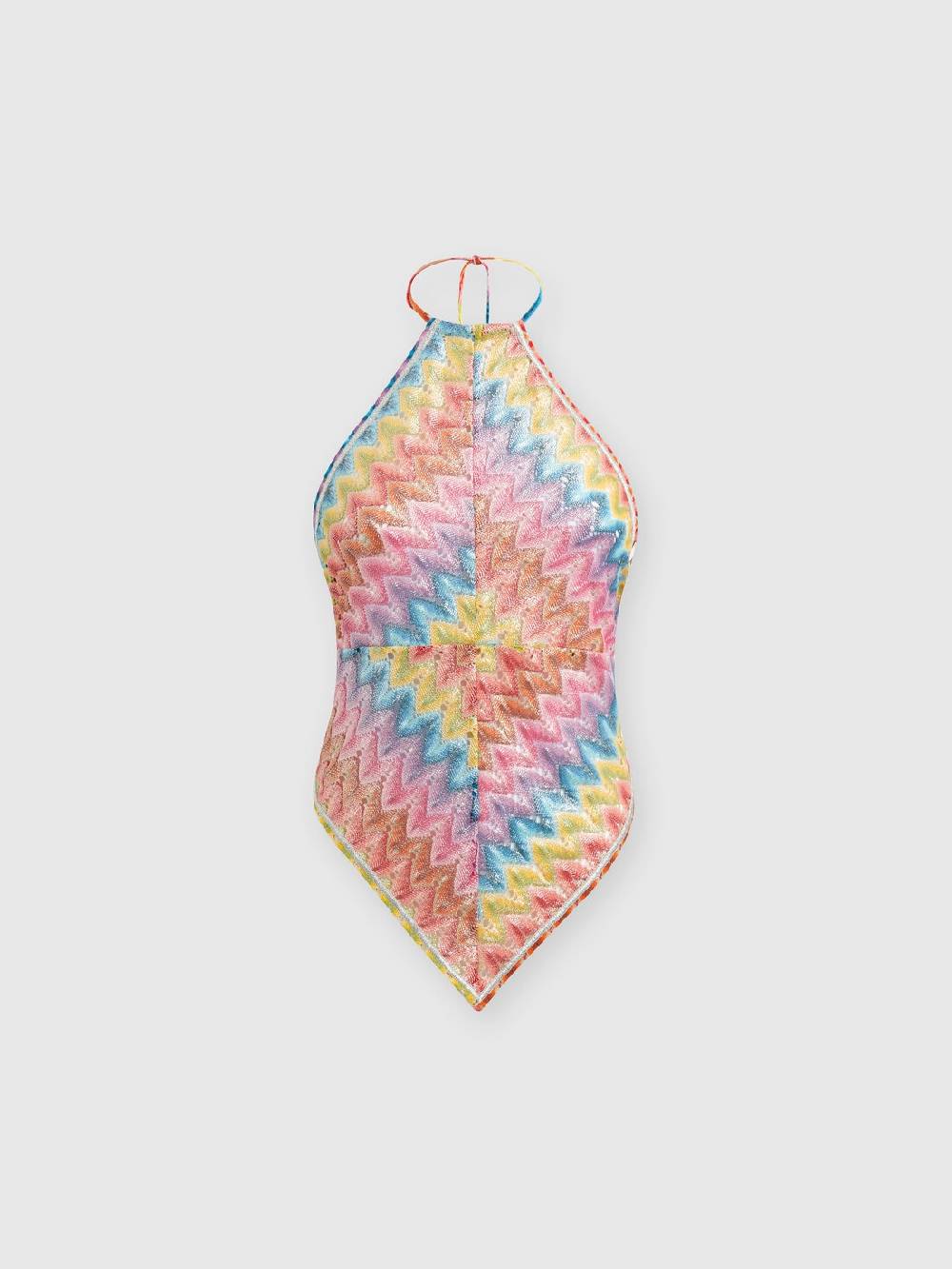 Missoni Top a fazzoletto in pizzo di misto cotone spalmato Promozione Limitata