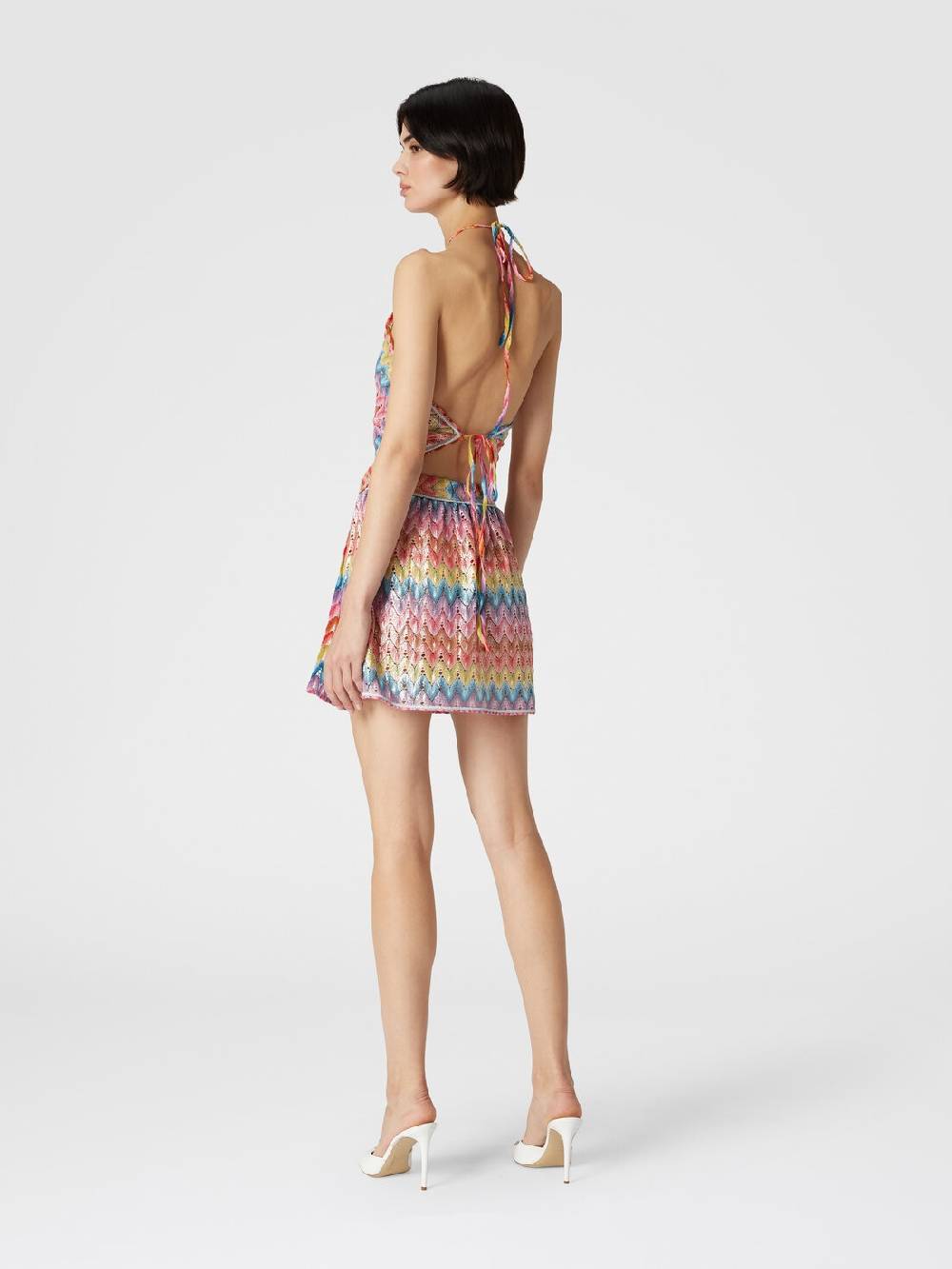 Missoni Top a fazzoletto in pizzo di misto cotone spalmato Promozione Limitata