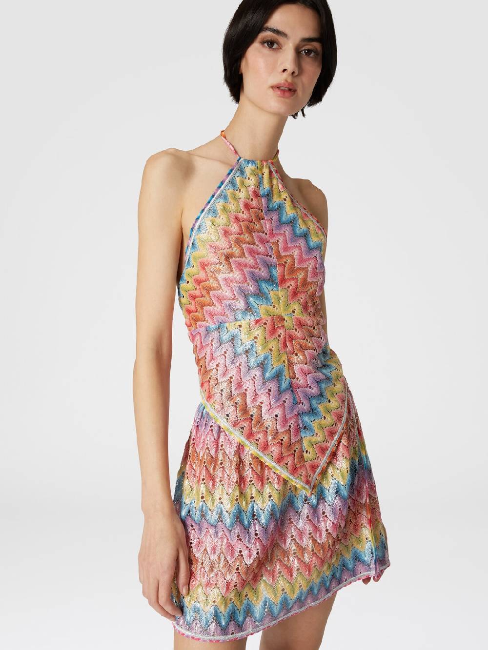 Missoni Top a fazzoletto in pizzo di misto cotone spalmato Promozione Limitata