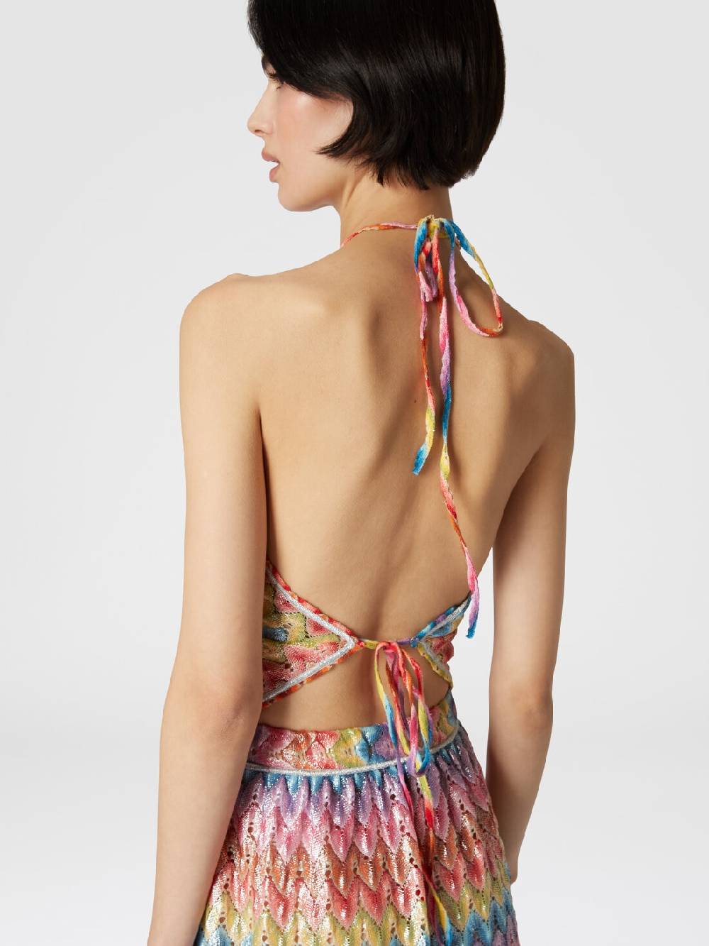 Missoni Top a fazzoletto in pizzo di misto cotone spalmato Promozione Limitata