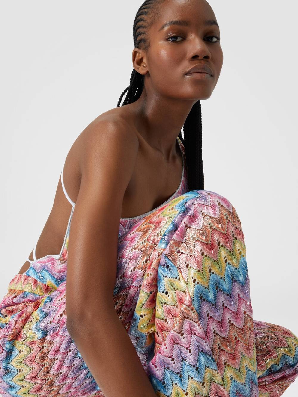 Missoni Pantaloni in pizzo di misto cotone spalmato Fino Al -60%