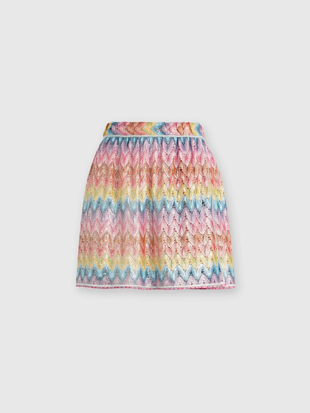 Missoni Mingonna a portafoglio in pizzo di misto cotone spalmato Shopping Online