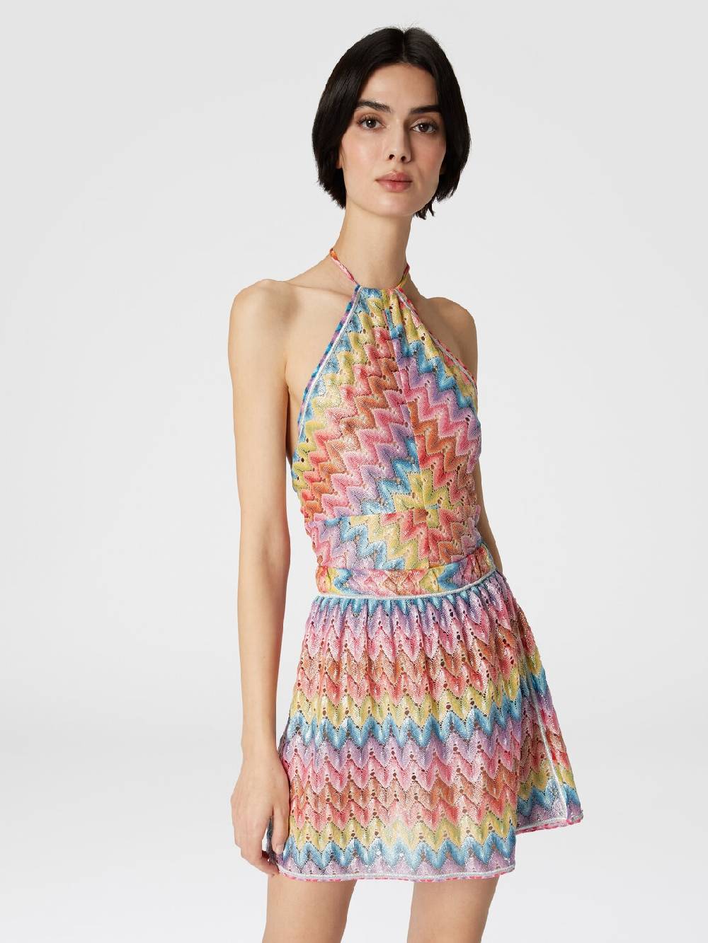 Missoni Mingonna a portafoglio in pizzo di misto cotone spalmato Shopping Online