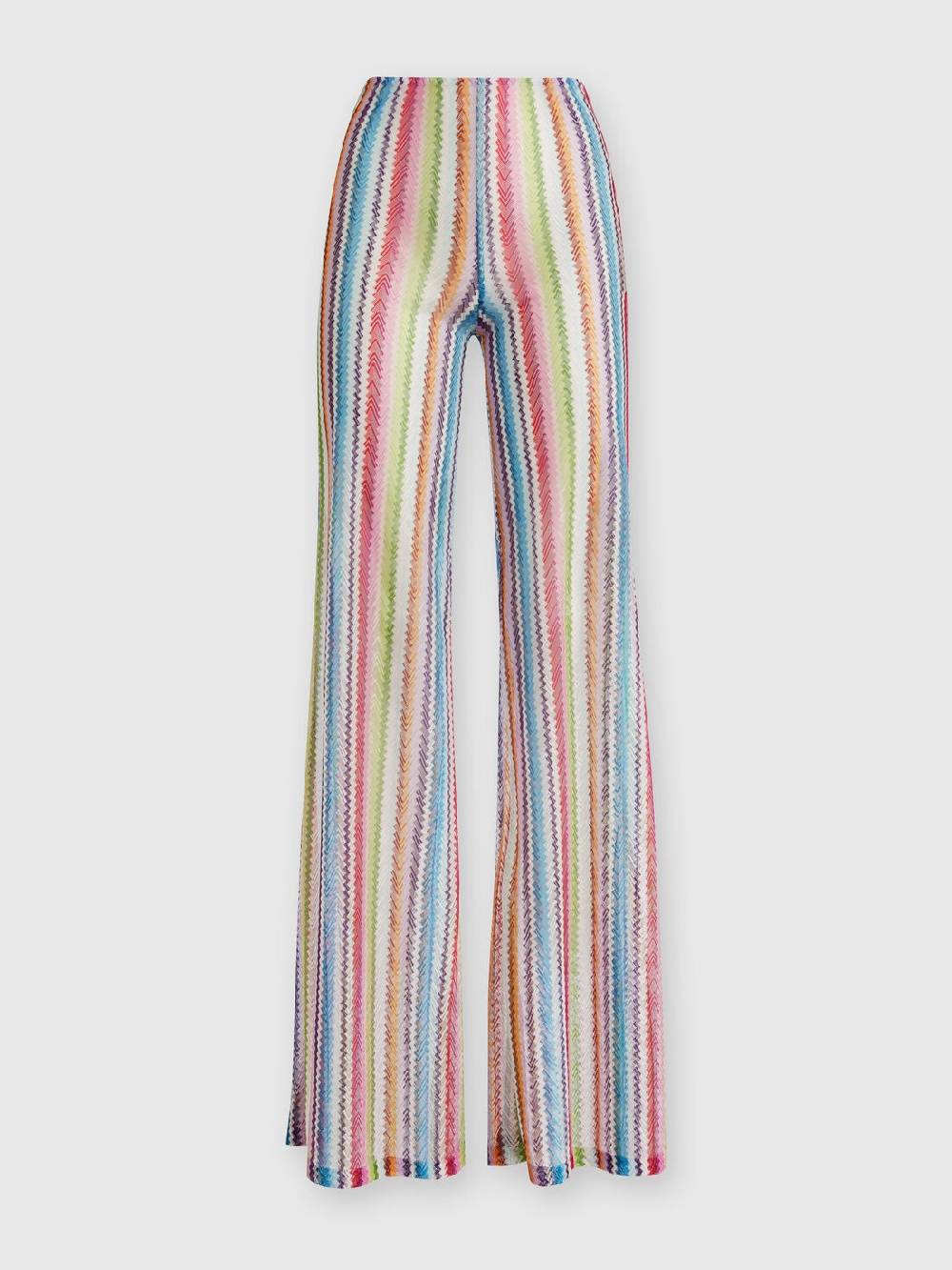 Missoni Pantaloni copricostume a vista bassa stampa zig zag Sottocosto