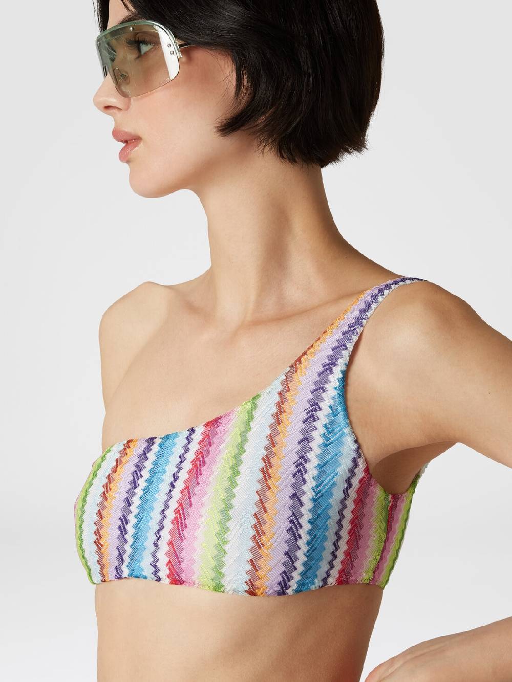 Missoni Bikini monospalla stampa zig zag Convenienza