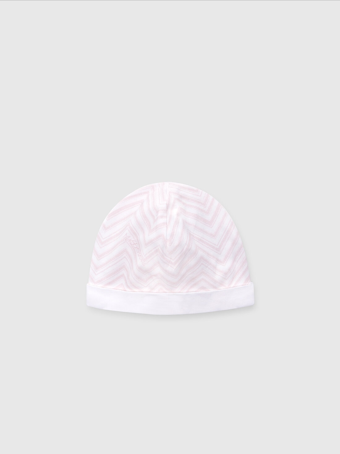 Missoni Set due pezzi con tutina e zuccotto in cotone zig zag Offerte