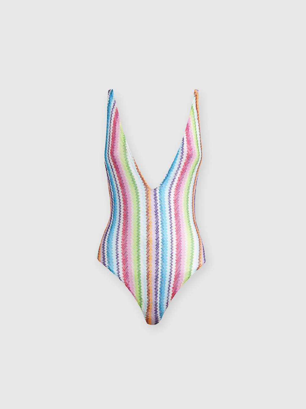 Missoni Costume intero stampa zig zag con scollatura a V In Linea