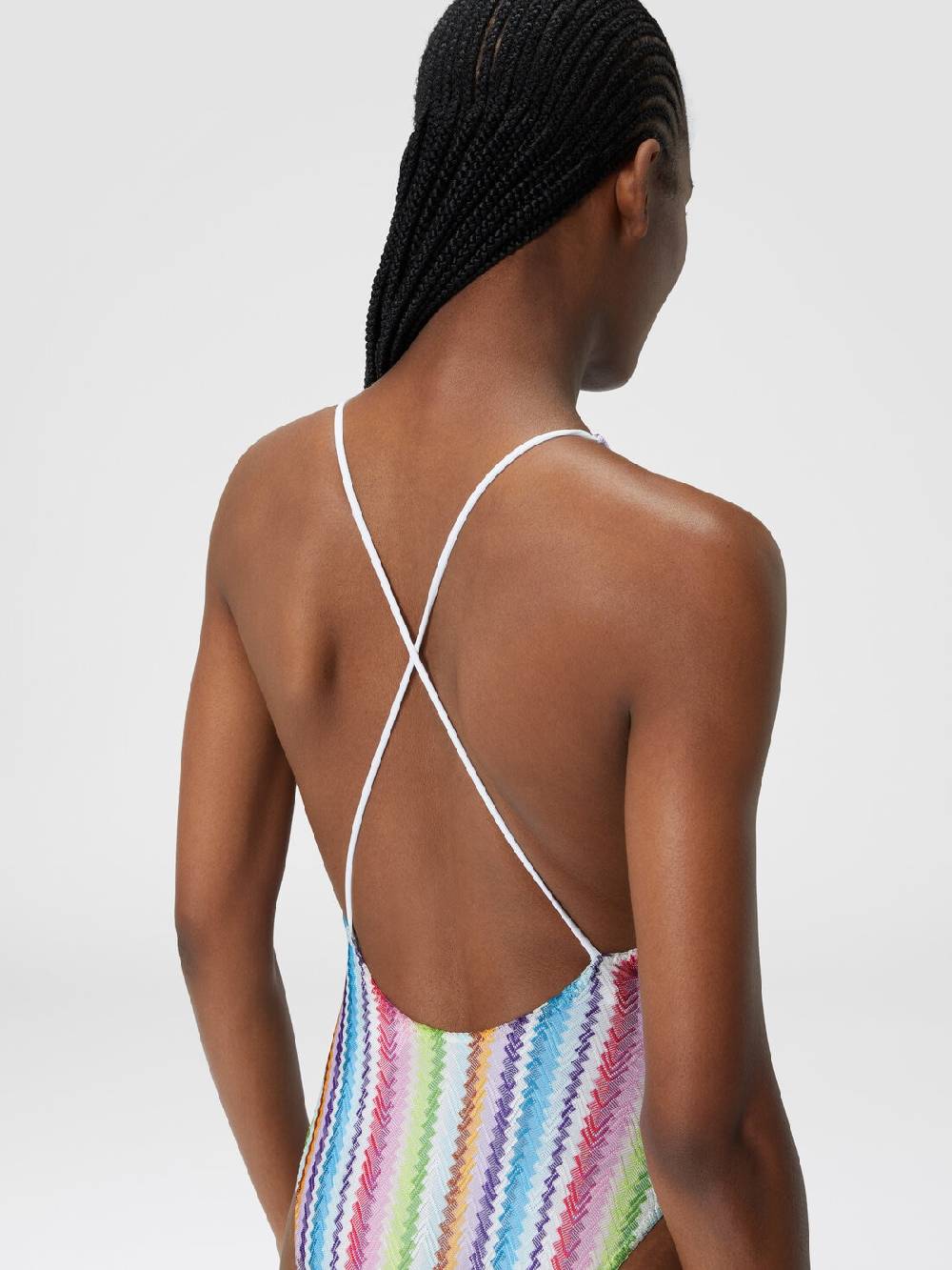 Missoni Costume intero stampa zig zag con scollatura a V In Linea
