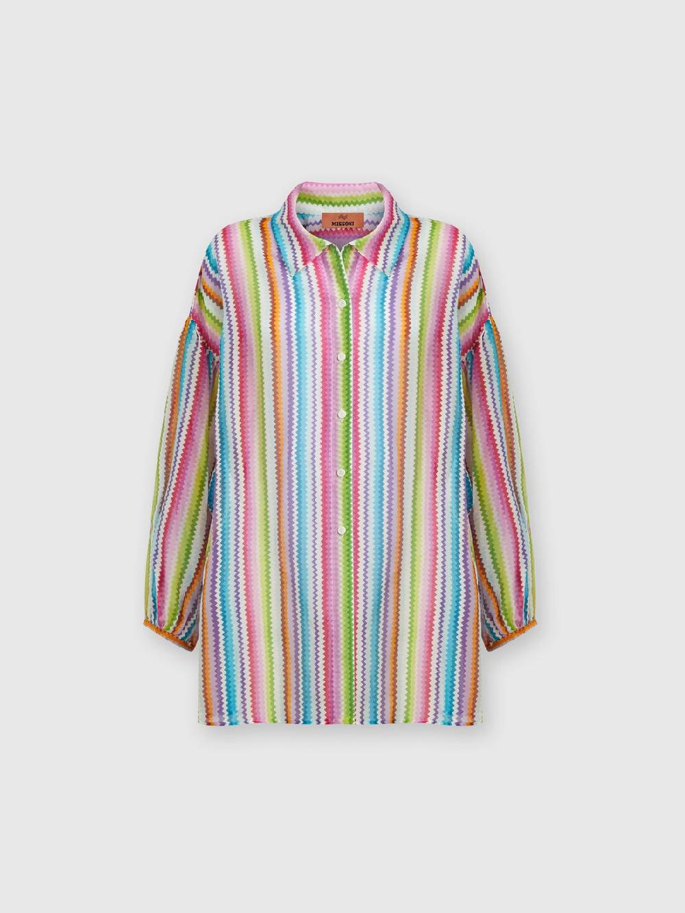 Missoni Camicia oversize in seta e cotone stampata Promozione