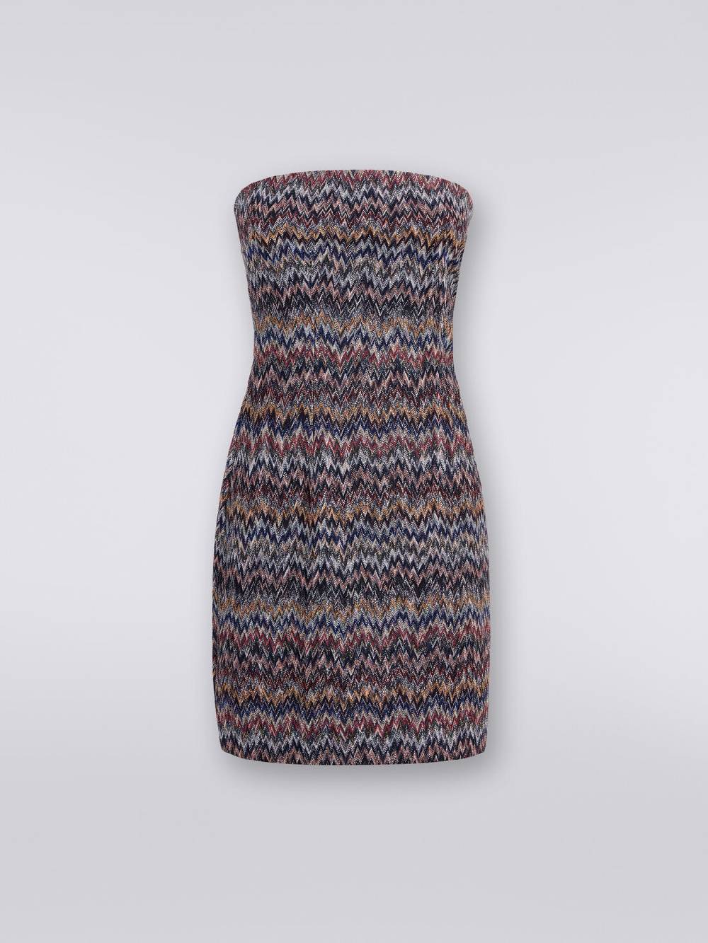Missoni Mini-abito in viscosa lamé chevron Acquista Ora