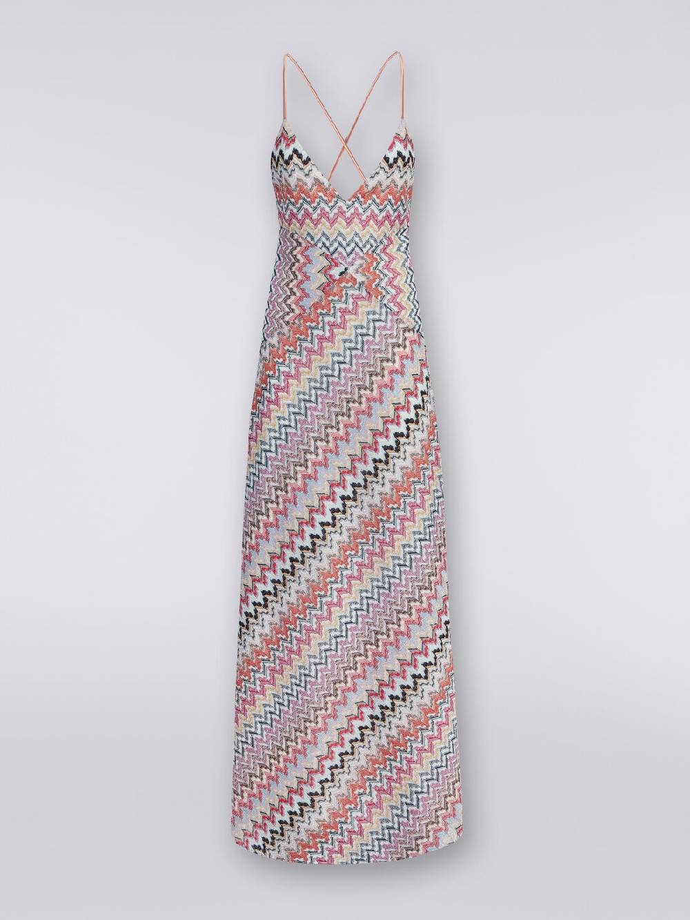 Missoni Abito lungo in misto viscosa patchwork con lurex Affare Del Giorno