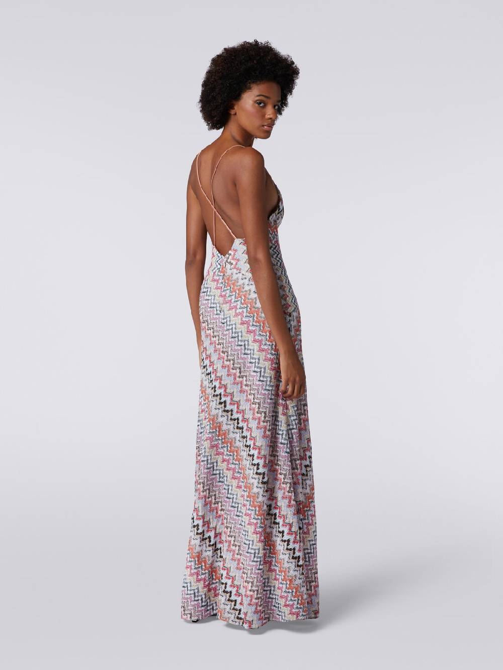 Missoni Abito lungo in misto viscosa patchwork con lurex Affare Del Giorno