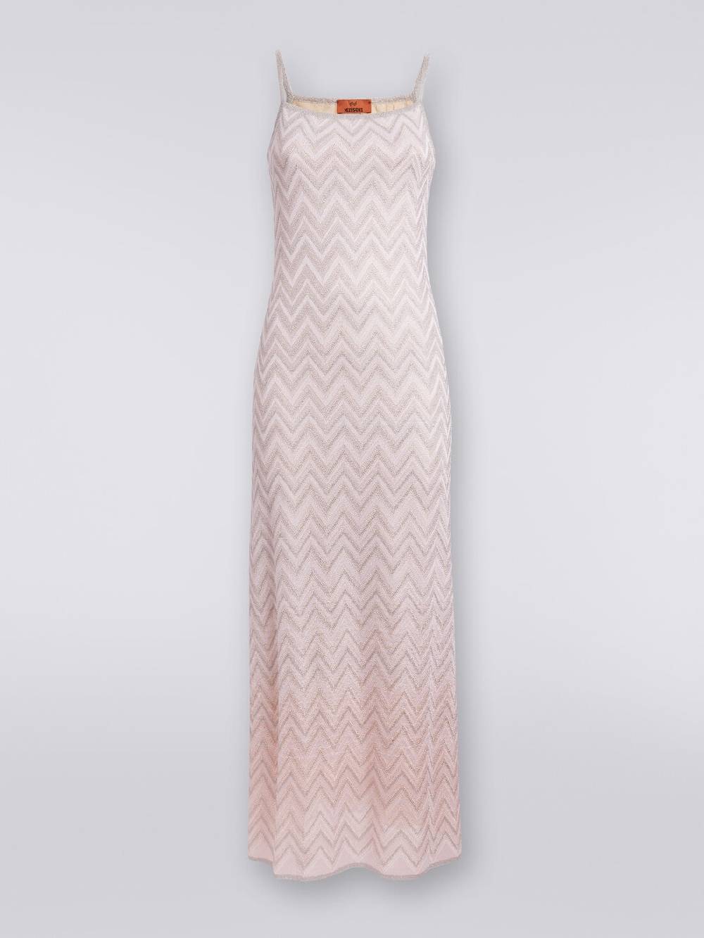Missoni Abito lungo senza maniche in viscosa lamé zig zag Convenienza