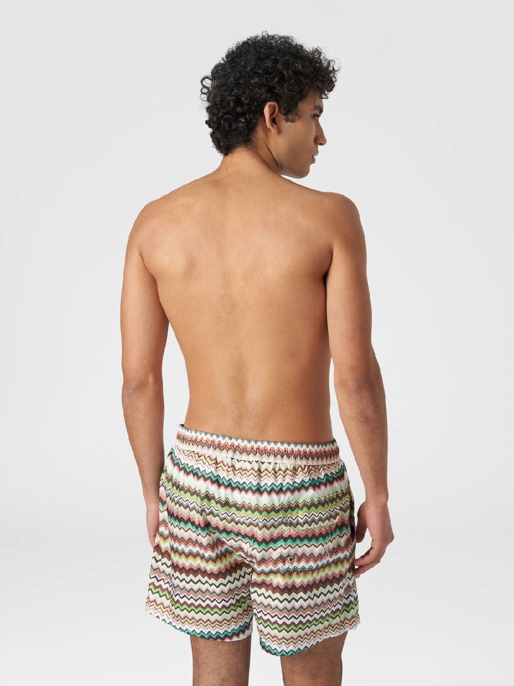 Missoni Boxer mare in nylon stampa zig zag I Più Venduti