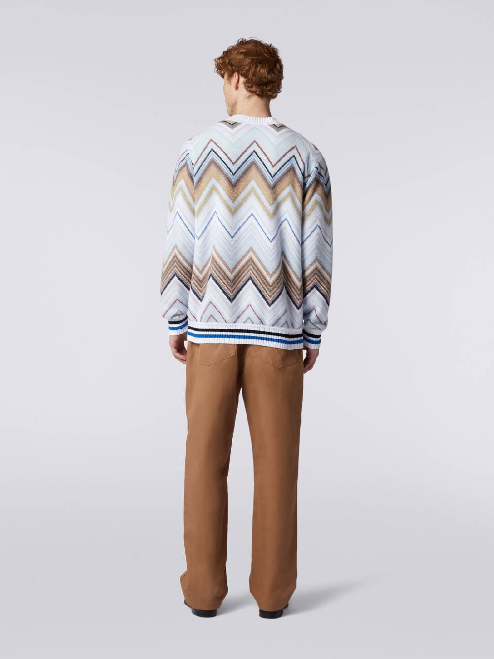 Missoni Cardigan in misto cotone chevron 2025