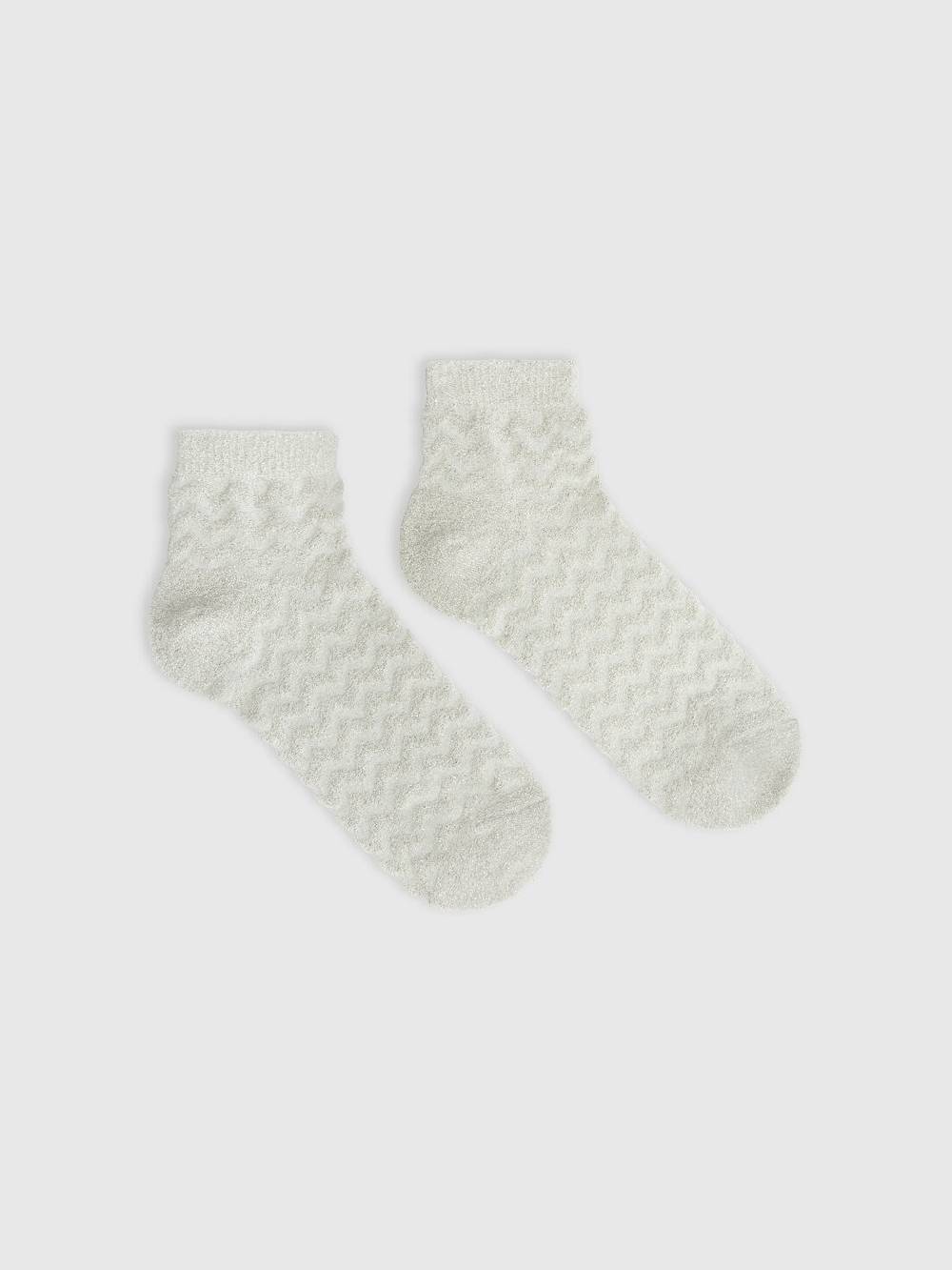 Missoni Calze in cotone e nylon zig zag Pezzi Unici
