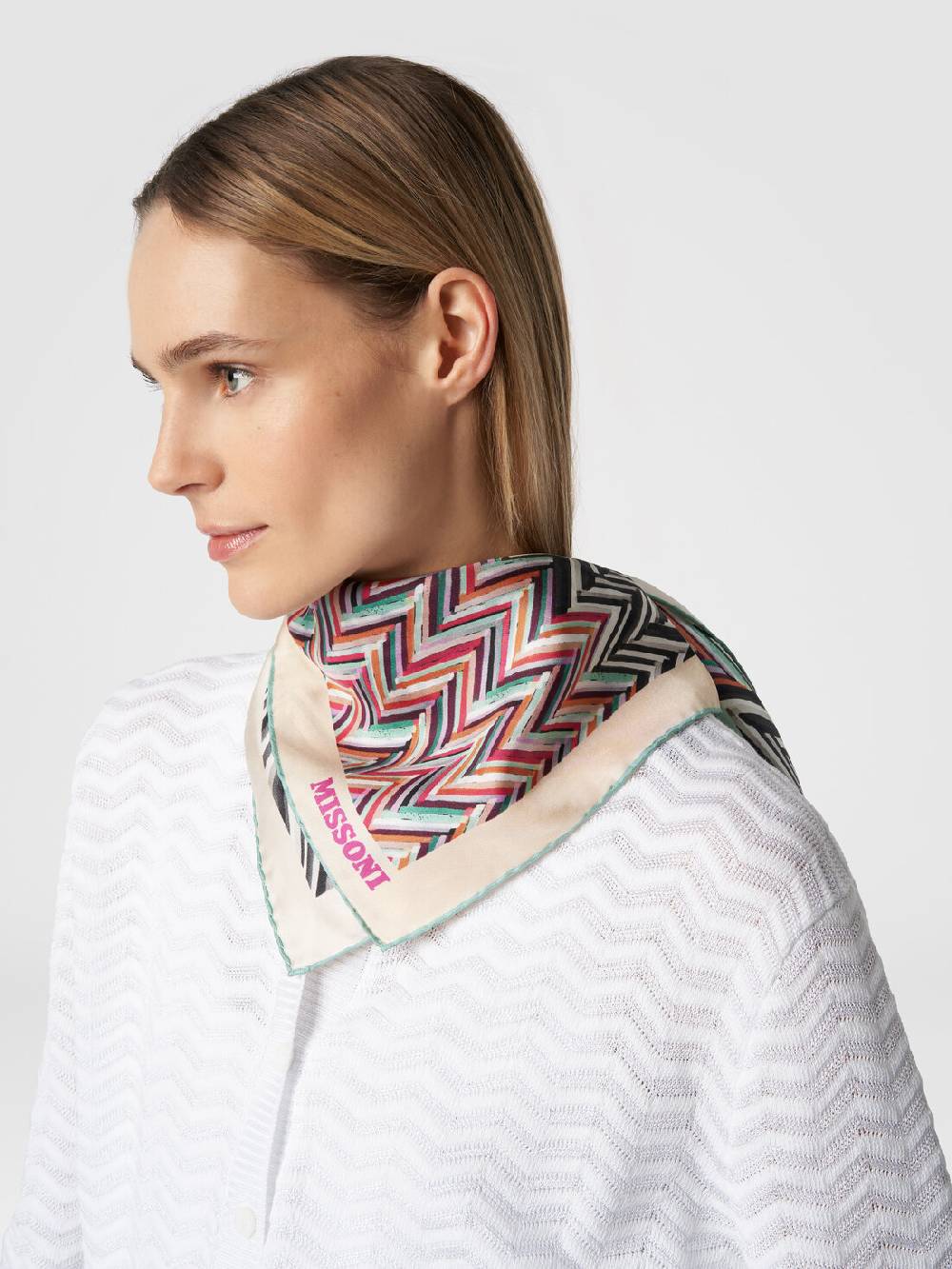 Missoni Foulard in seta con multilavorazione Negozi Online