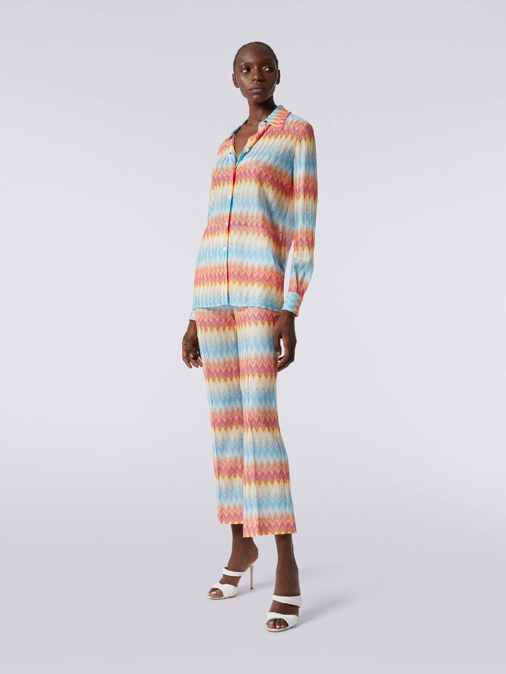 Missoni Camicia in maglia di viscosa chevron Prezzo Ridotto