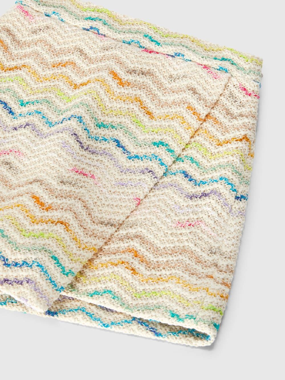 Missoni Gonna a portafoglio in misto cotone zig zag In Vendita